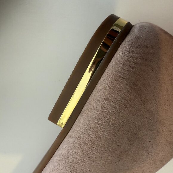 Express Women's Casual Comfort Slip On Pointed Loafer Flats Suede Pink - Picture 6 of 9